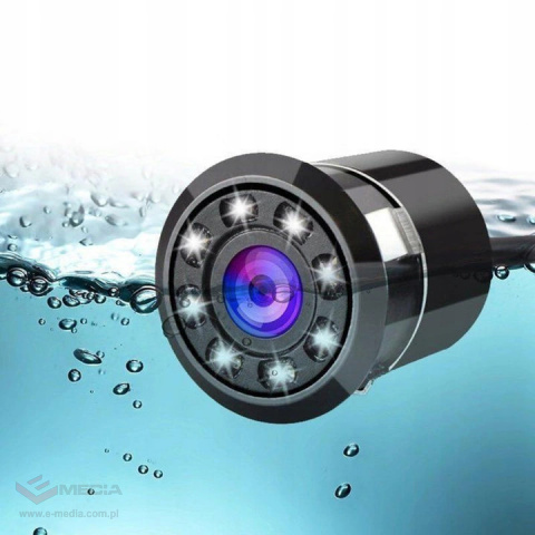 Okrągła kamera cofania MINI 8 DIOD 170 stopni