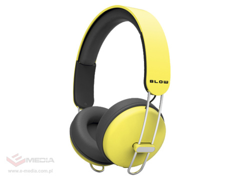 Słuchawki BLOW HDX200 YELLOW nagłowne przewód 1,5 m