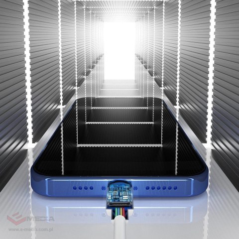 Baseus 2x kabel USB - Lightning szybkie ładowanie 1,5 m biały (TZCALZJ-02)