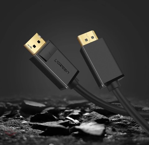 Kabel Ugreen DP102 10211 DisplayPort 1.2 4K / DisplayPort 1.2 4K 2 m - czarny