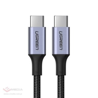 Kabel Ugreen US316 70427 USB-C - USB-C PD QC FCP 100W 5A 480Mb/s 1m - szary