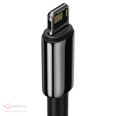 Baseus Tungsten kabel USB - Lightning 2,4 A 1 m czarny (CALWJ-01)