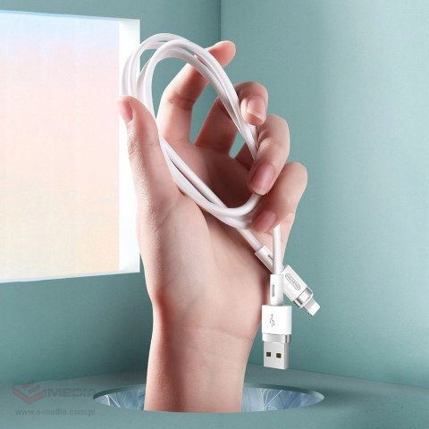 Kabel Joyroom Liquid Silicone Data Cable N2 USB-A / Lightning 2.4A 1.2m - biały