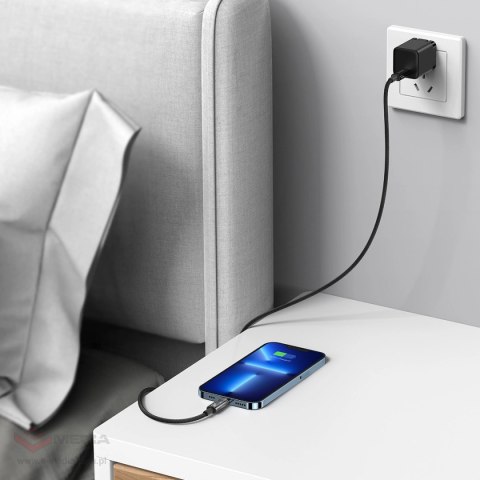Kabel Baseus CATS000003 Lightning - USB-C 20W 480Mb/s 1m - niebieski