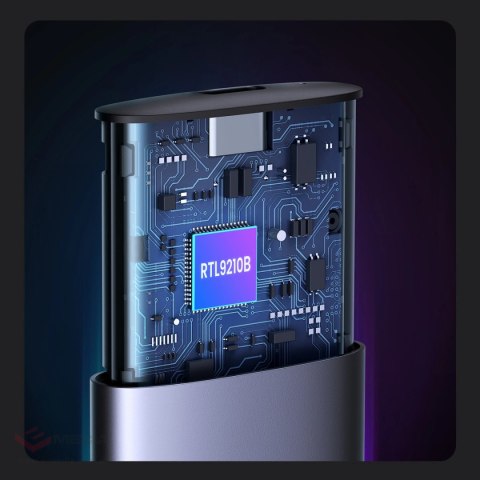 Kieszeń Ugreen CM400 90264 na dysk SSD M.2 z portem USB-C 3.2 - szara