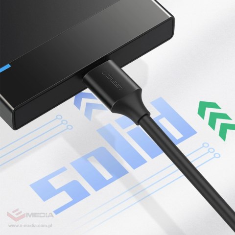 Kabel Ugreen US130 10841 USB-A 3.0 - micro USB-B 1m - czarny