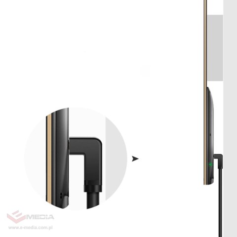 Ugreen kątowy kabel HDMI (90°) 4K 1m czarny (HD103)