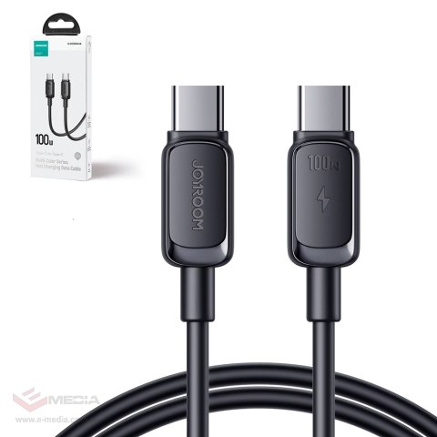 Kabel Joyroom Multi-Color Series A14 USB-C / USB-C 60W 1.2 m - czarny