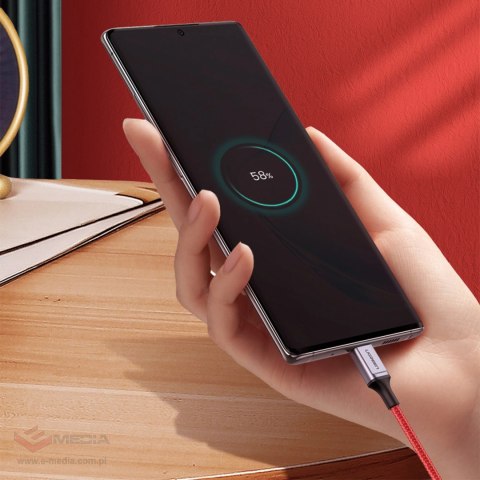 Kabel Ugreen US294 USB-C - USB-C 3A 480Mb/s 1m - czerwony