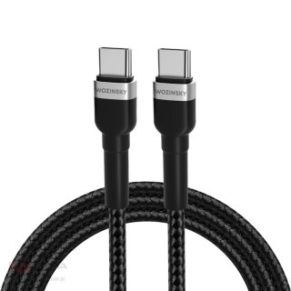 Kabel Wozinsky WNBCC1 USB-C / USB-C PD 65W 1 m - czarny