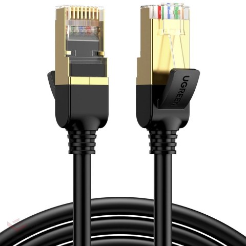 Kabel sieciowy Ugreen NW107 RJ45/Cat 7 F/FTP 15m - czarny