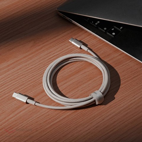 Kabel Baseus Tungsten Gold USB-C / USB-C 100W 1m - złoty