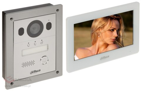 ZESTAW WIDEODOMOFONOWY KTX01(F) Wi-Fi / 2-Wire DAHUA ZESTAW WIDEODOMOFONOWY KTX01(F) Wi-Fi / 2-Wire DAHUA