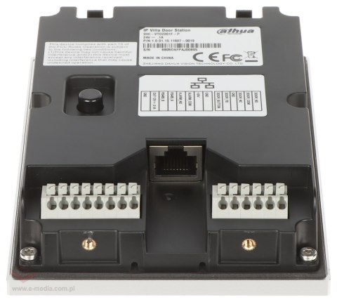 ZESTAW WIDEODOMOFONOWY KTP01-S2(F) DAHUA ZESTAW WIDEODOMOFONOWY KTP01-S2(F) DAHUA