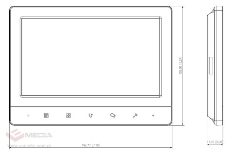 PANEL WEWNĘTRZNY VTH1020J-T DAHUA