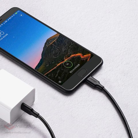 Kabel Ugreen US286 USB-C - USB-C PD QC 3A 480Mb/s 1m - czarny