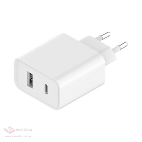 Ładowarka sieciowa Xiaomi Travel Charger Combo BHR4996GL USB-A / USB-C 33W PD - biała