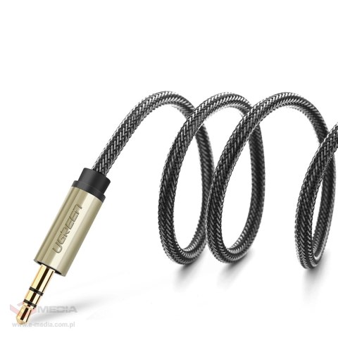 Ugreen kabel przewód audio mini jack 3,5 mm - 2 x jack 6,35mm 2m szary (AV126)