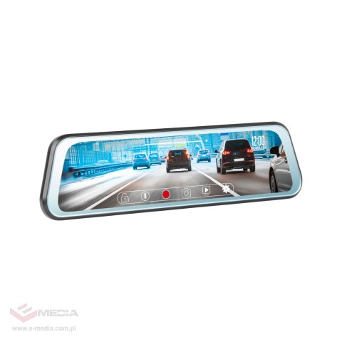 Lusterko samochodowe Peiying Basic z rejestratorem i kamerą cofania L200 4K