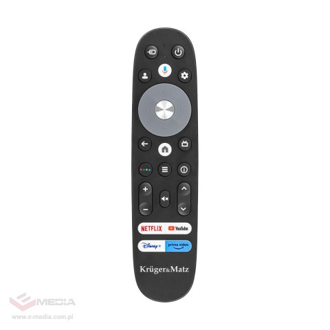 Telewizor Kruger&Matz 50" UHD Google TV DVB-T2/T/C H.265 HEVC Telewizor Kruger&Matz 50" UHD Google TV DVB-T2/T/C H.265 HEVC