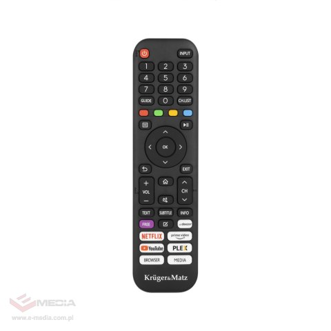 Telewizor Kruger&Matz 65" UHD smart DVB-T2/S2 H.265 Hevc Telewizor Kruger&Matz 65" UHD smart DVB-T2/S2 H.265 Hevc