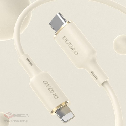 Kabel Dudao L7SCL USB-C - Lightning 30W 2m - beżowy
