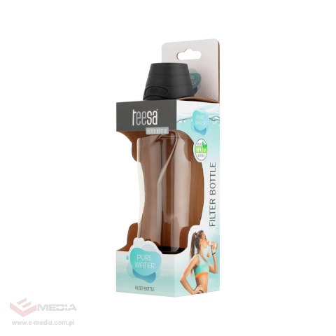 Butelka filtrująca TEESA PURE WATER BLACK