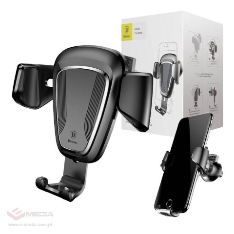 Uchwyt samochodowy BASEUS Gravity Car Mount na kratkę (czarny)