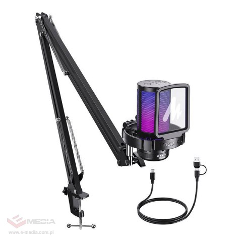 Mikrofon gamingowy MAONO DGM20 S (czarny)