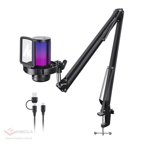 Mikrofon gamingowy MAONO DGM20 S (czarny)