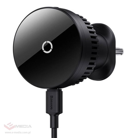Uchwyt samochodowy BASEUS MagPro Qi 15W (czarny)