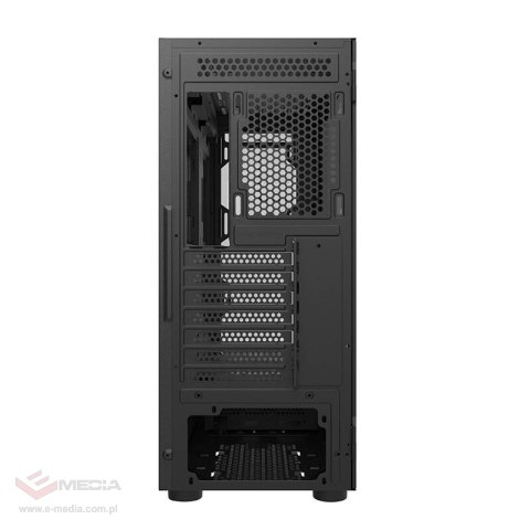 Obudowa komputerowa DARKFLASH DK431 Glass + 4 wentylatory RGB (czarna)