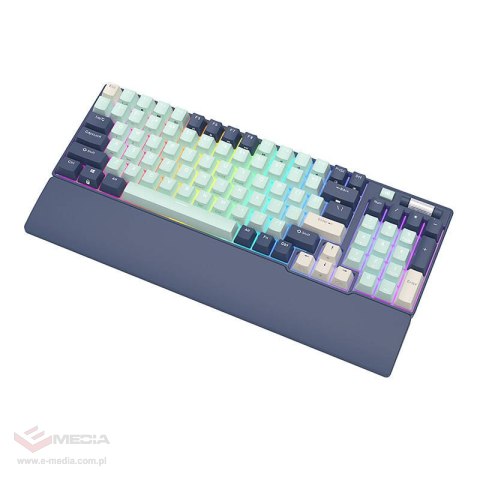Klawiatura mechaniczna Royal Kludge RK96 RGB, brown switch (niebieska) (QWERTY)