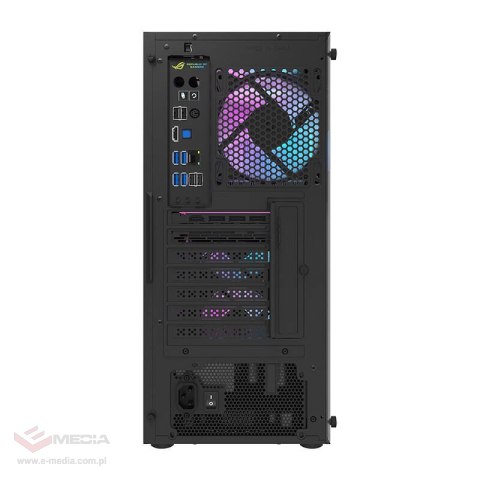 Obudowa komputerowa Darkflash DK352 Mesh (czarny) + 4 wentylatory ARGB