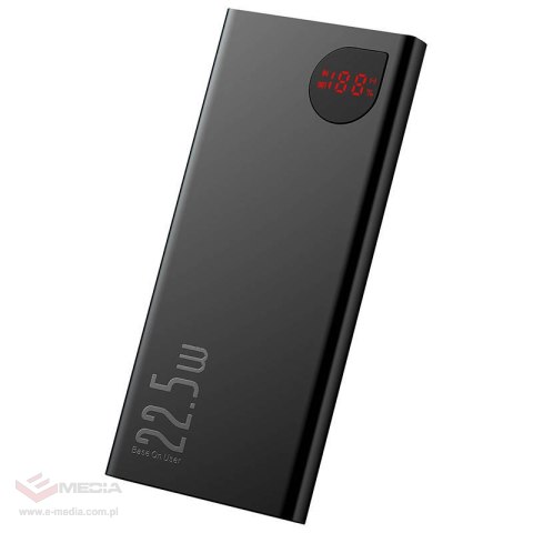 Powerbank BASEUS Adaman Metal 10000mAh 22.5W (czarny)