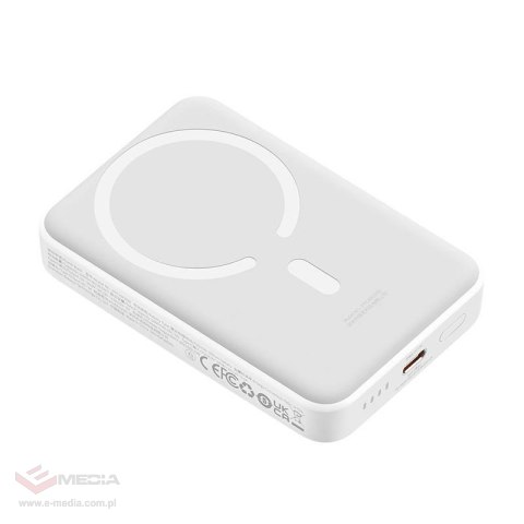 Powerbank mini Baseus 10000mAh, USB-C 30W (biały)