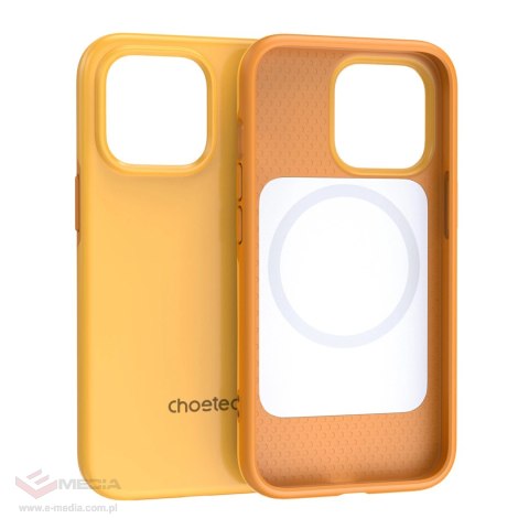 Choetech MFM Anti-drop etui pokrowiec iPhone 13 Pro Max pomarańczowy (PC0114-MFM-YE)