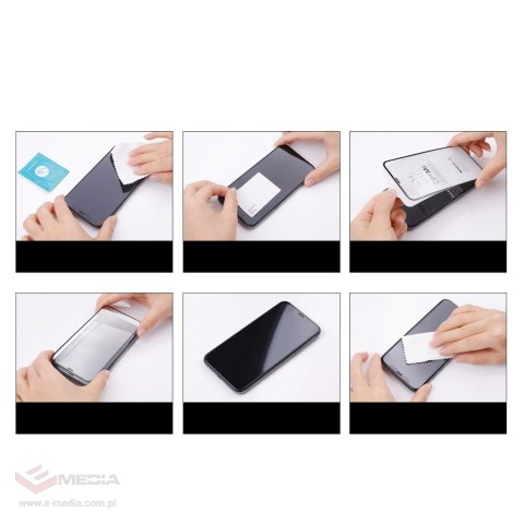 Nillkin CP+PRO ultracienkie szkło hartowane na cały ekran z ramką 0,2 mm 9H Realme GT Neo 3 czarny