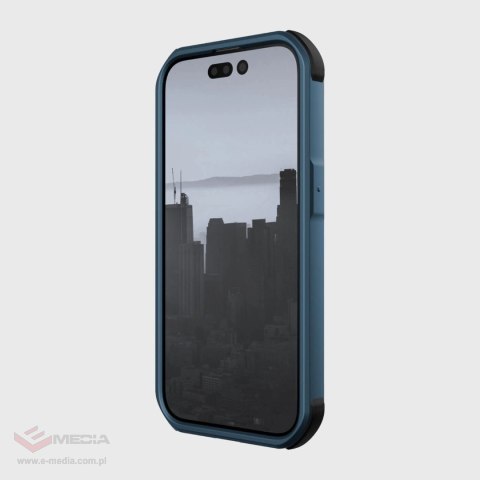 Raptic X-Doria Fort Case etui iPhone 14 Pro z MagSafe pancerny pokrowiec niebieski