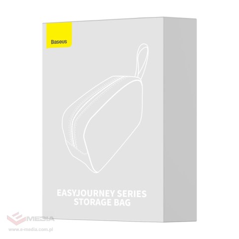 Baseus EasyJourney Series mała torba podróżna pokrowiec etui na telefon słuchawki i inne drobiazgi szara