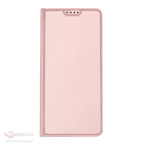 Dux Ducis Skin Pro etui Samsung Galaxy S23+ pokrowiec z klapką portfel na kartę podstawka różowe