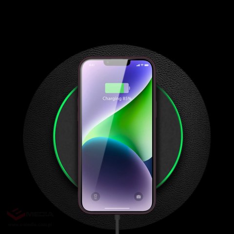 Dux Ducis Yolo etui iPhone 14 Plus elegancki pokrowiec ze skóry ekologicznej fioletowy