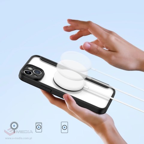 Etui Dux Ducis Skin X Pro na iPhone 14 Plus z MagSafe i klapką - czarne