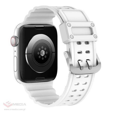 Pasek Strap Triple Protection do Apple Watch 38 / 40 / 41 mm opaska bransoleta - biały