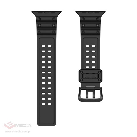 Pasek Strap Triple Protection do Apple Watch 38 / 40 / 41 mm pasek bransoleta - czarny