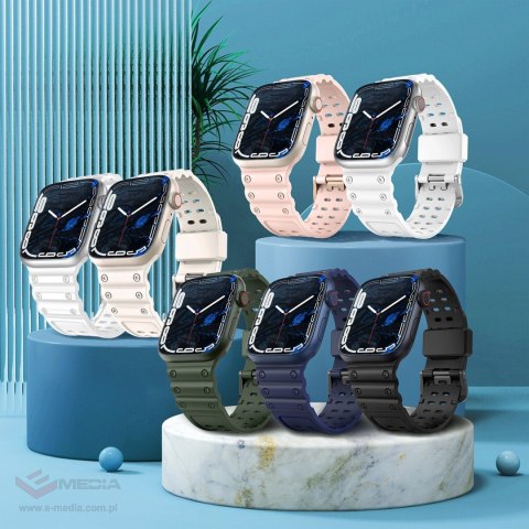 Pasek Strap Triple Protection do Apple Watch 38 / 40 / 41 mm pasek bransoleta - czarny
