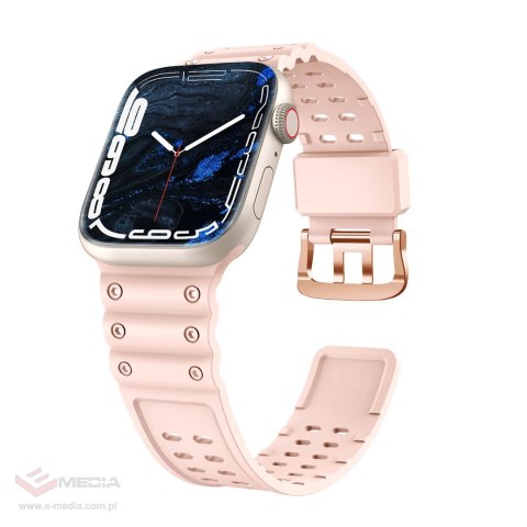 Pasek Strap Triple Protection do Apple Watch 38 / 40 / 41 mm opaska bransoleta - różowy