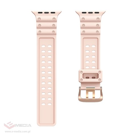 Pasek Strap Triple Protection do Apple Watch 38 / 40 / 41 mm opaska bransoleta - różowy