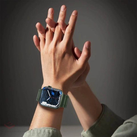 Pasek Strap Triple Protection do Apple Watch 42 / 44 / 45 / 49 mm opaska bransoleta - przezroczysty