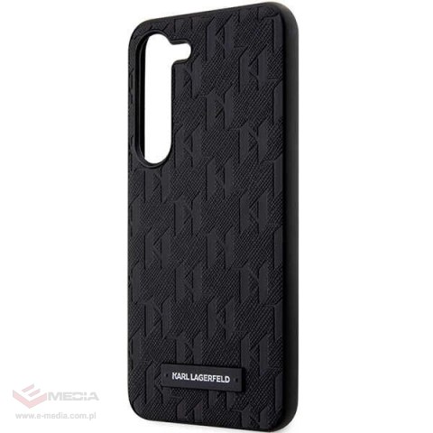 Etui Karl Lagerfeld Saffiano Mono Metal Logo na Samsung Galaxy S23+ - czarne